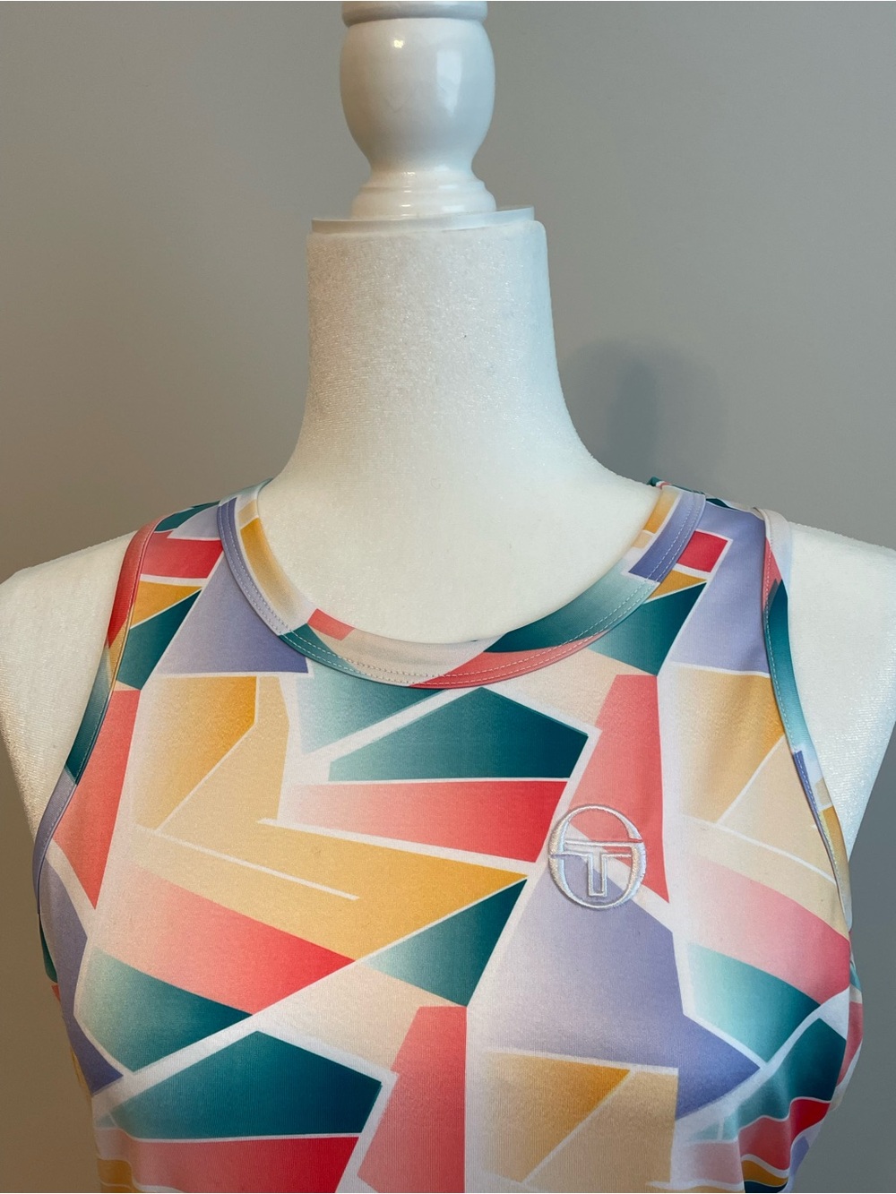 Sergio Tacchini Multicolor Geometric Racerback Tank - Picture 2 of 7